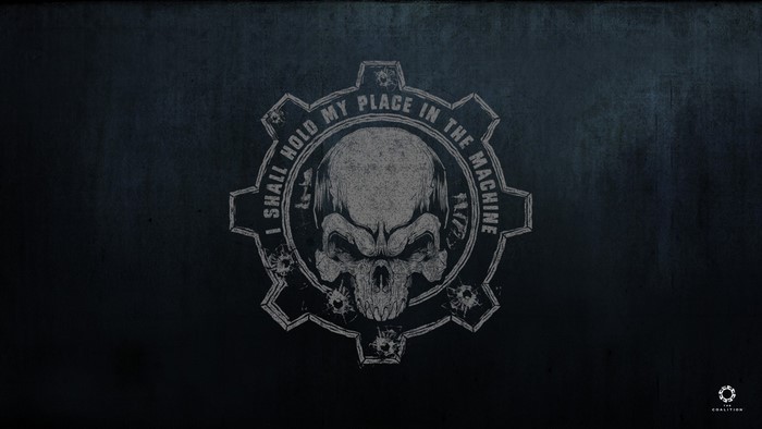 Gears of War 4 Cog Skull Logo