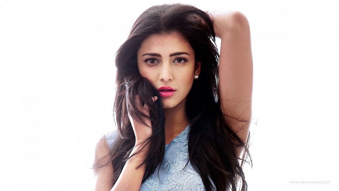 Shruti Haasan posing for a photoshoot