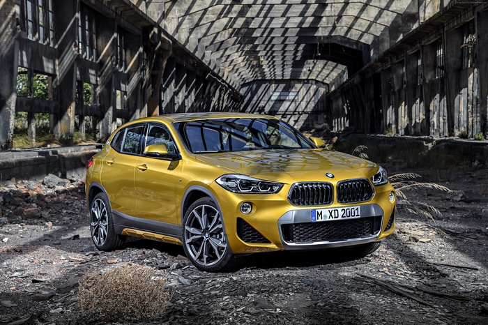 2018 BMW X2 in abandoned building