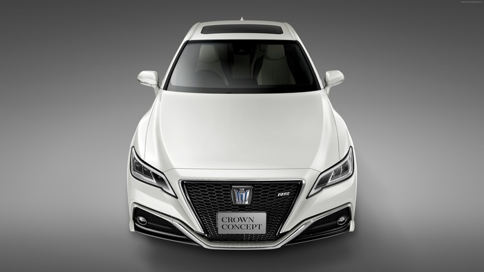 White Toyota Crown Concept RS Sedan