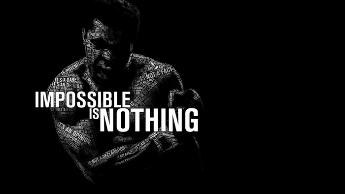 Muhammad Ali quote 'Impossible is Nothing'