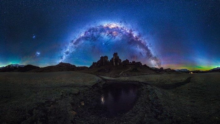 Milky Way over Castle Hill, New Zealand