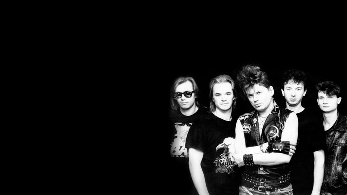Sektor Gaza band members in black and white