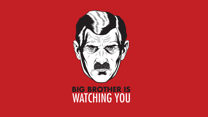 Big Brother is Watching You illustration