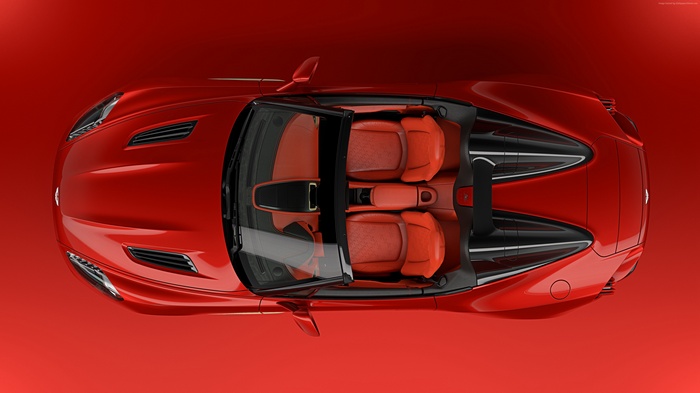 4K Aston Martin Vanquish Zagato Convertible