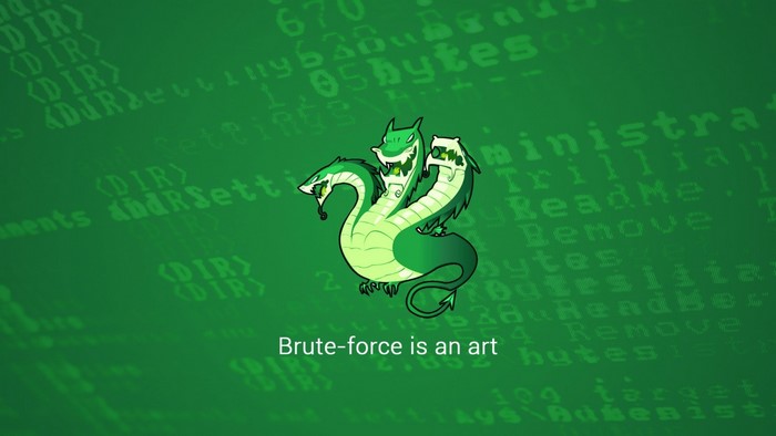 Green Hydra Dragon with Brute-force is an art text