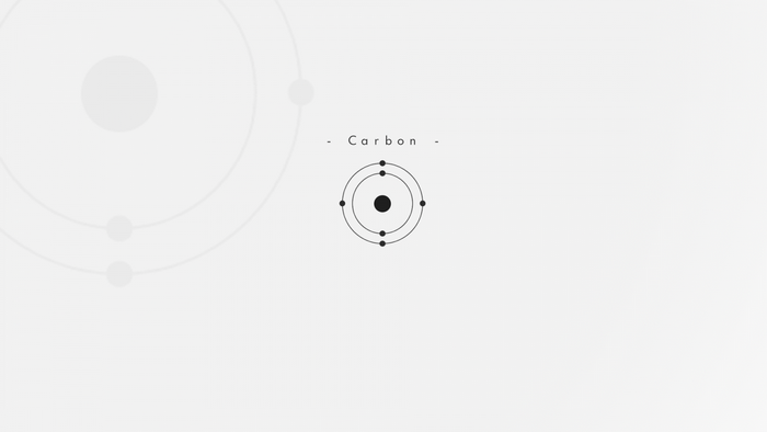 Carbon atom diagram