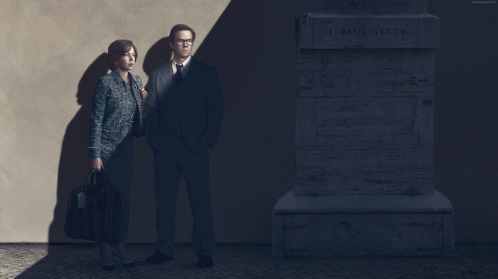 Michelle Williams and Mark Wahlberg from All the Money in the World 4K