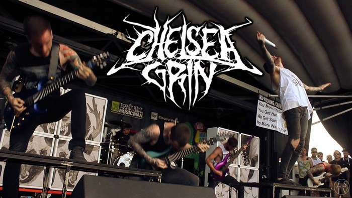 Chelsea Grin performing live on stage
