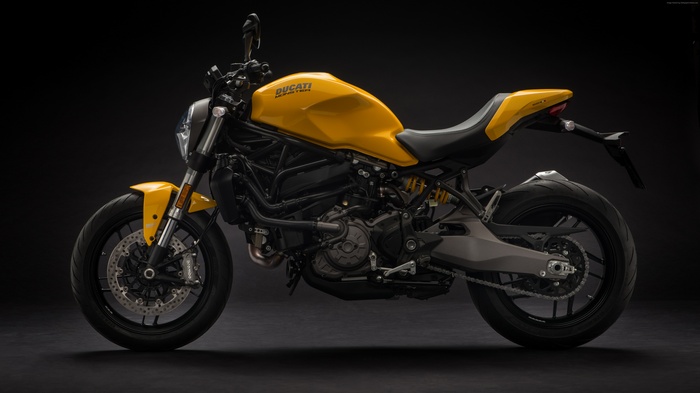 4K Ducati Monster 821 Motorcycle