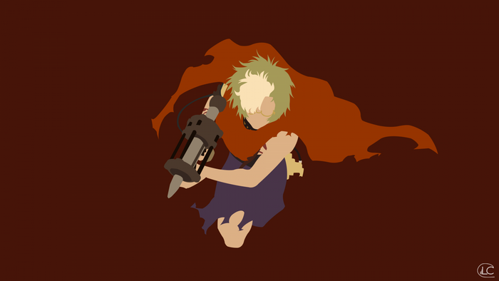 Ikoma from Koutetsujou no Kabaneri holding a weapon