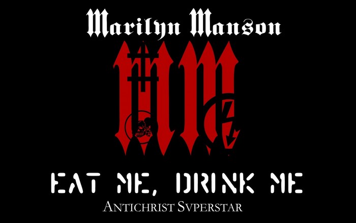 Marilyn Manson Eat Me, Drink Me Antichrist Superstar logo
