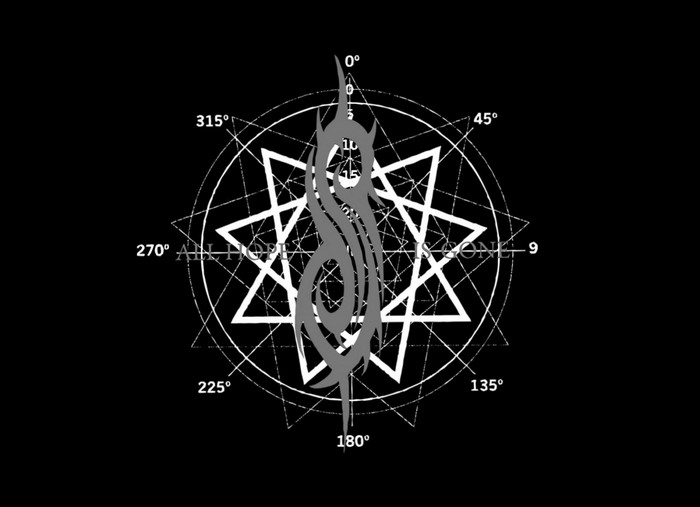 Slipknot logo with geometric design