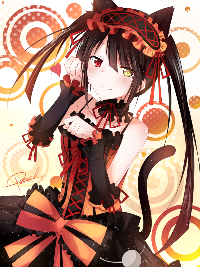 Tokisaki Kurumi in Festive Cat Outfit
