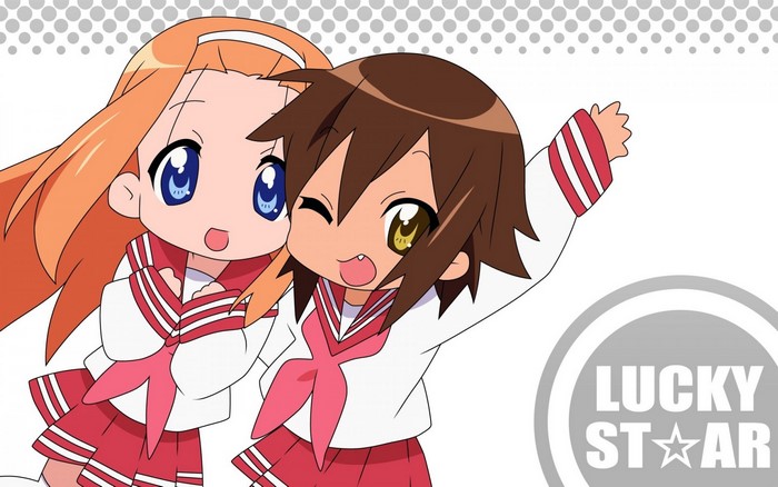 Two anime girls from Lucky Star