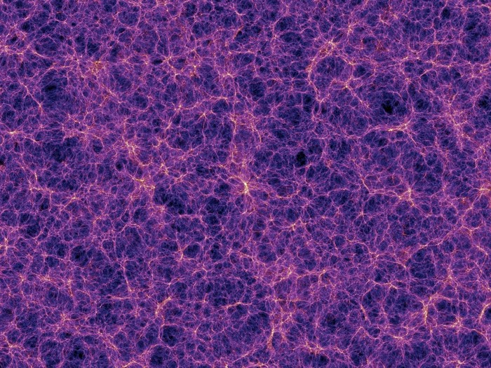 Cosmic web simulation from the Millennium Simulation Project