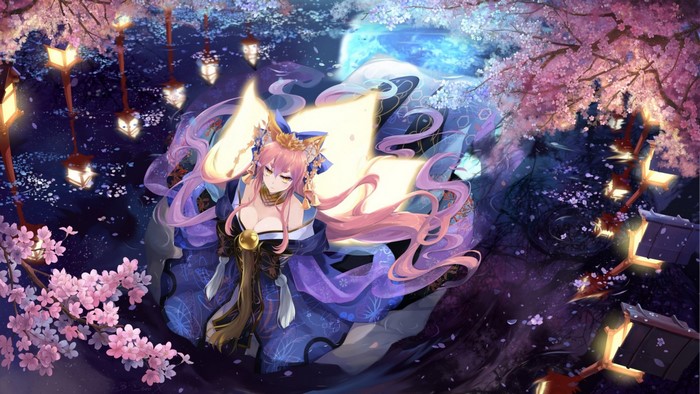 Tamamo no Mae from Fate/Extra Caster