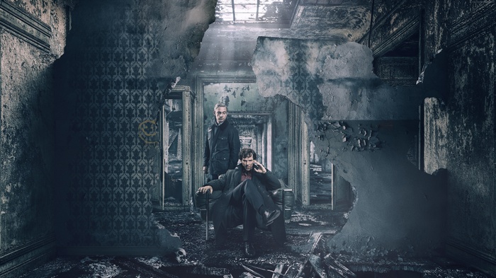 Sherlock from Sherlock Season 4 with John Watson