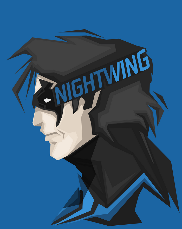Nightwing from DC Comics illustration