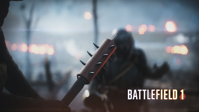 Battlefield 1 melee weapon and soldiers
