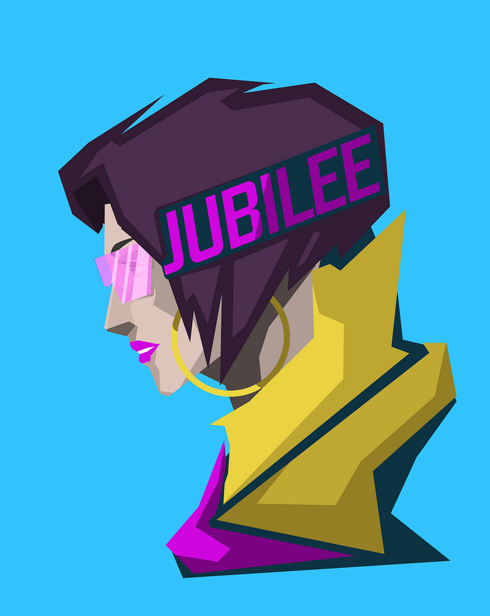 Jubilee from X-Men illustration