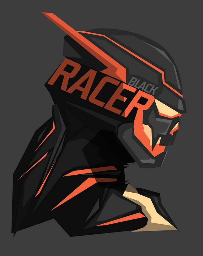 Black Racer illustration