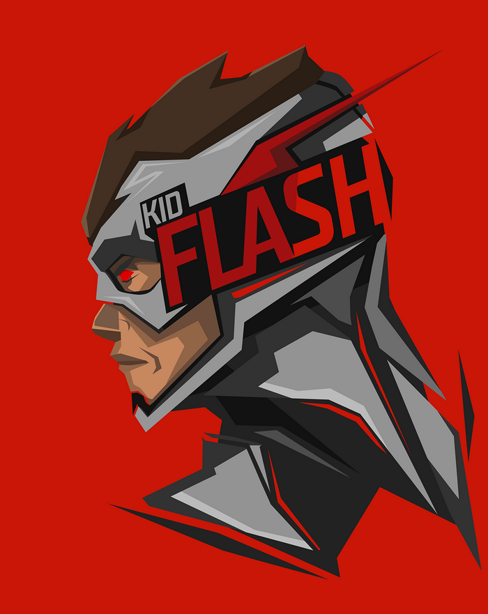 Kid Flash from DC Comics illustration