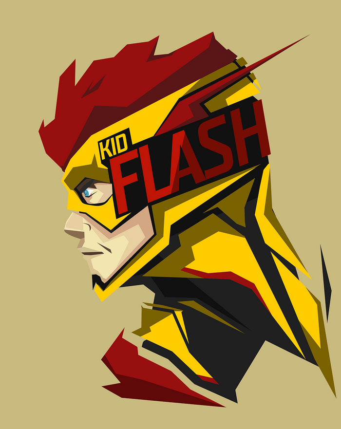 Kid Flash from DC Comics illustration