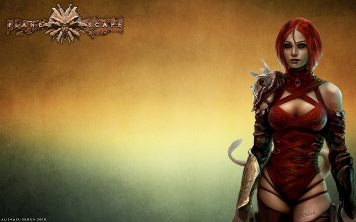 Woman warrior from Planescape Torment fan art
