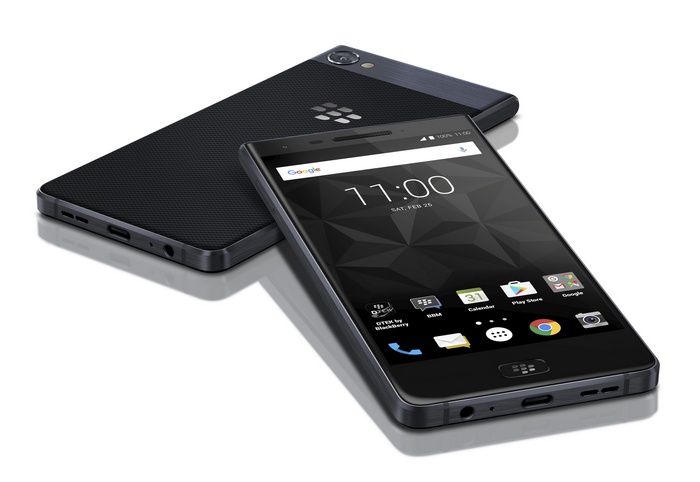 BlackBerry Motion smartphone with textured back