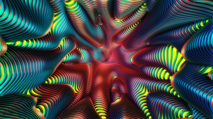 Abstract spiral wormhole
