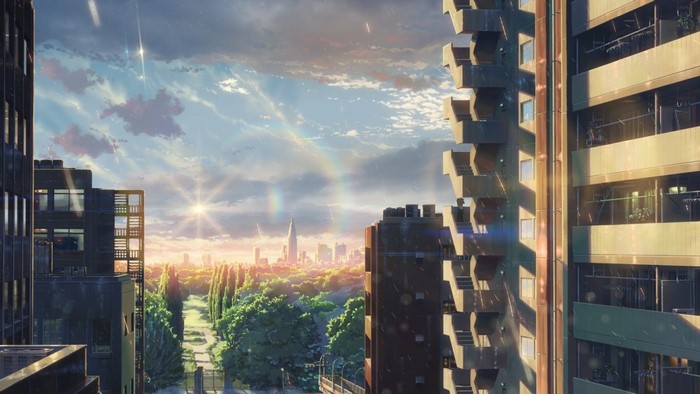 The Garden of Words Cityscape