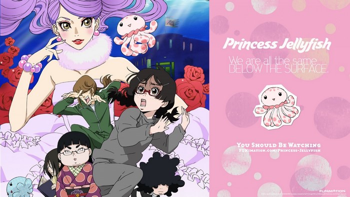 Princess Jellyfish anime characters and jellyfish
