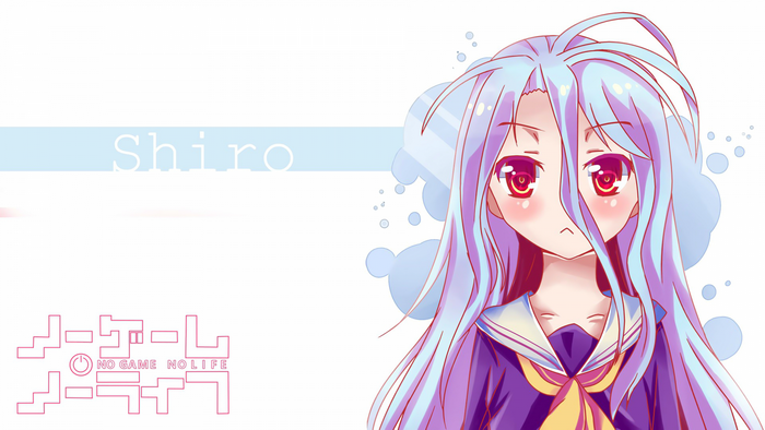 Shiro from No Game No Life