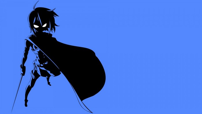 Sayaka Miki silhouette from Mahou Shoujo Madoka Magica
