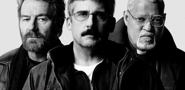 Last Flag Flying Poster with Bryan Cranston, Steve Carell, Laurence Fishburne