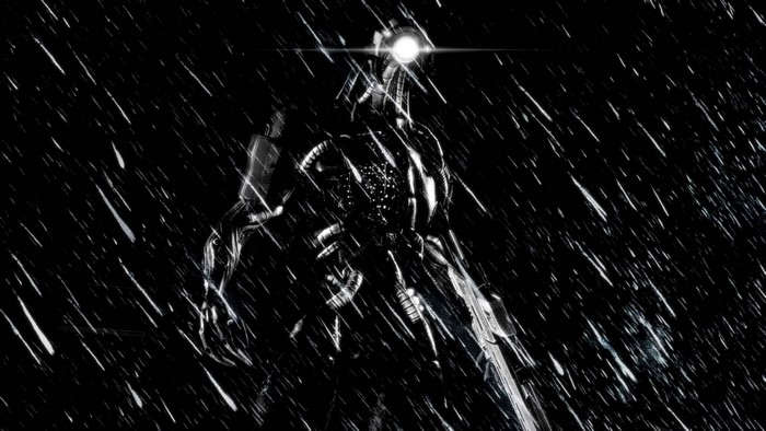 Geth Prime from Mass Effect in the rain