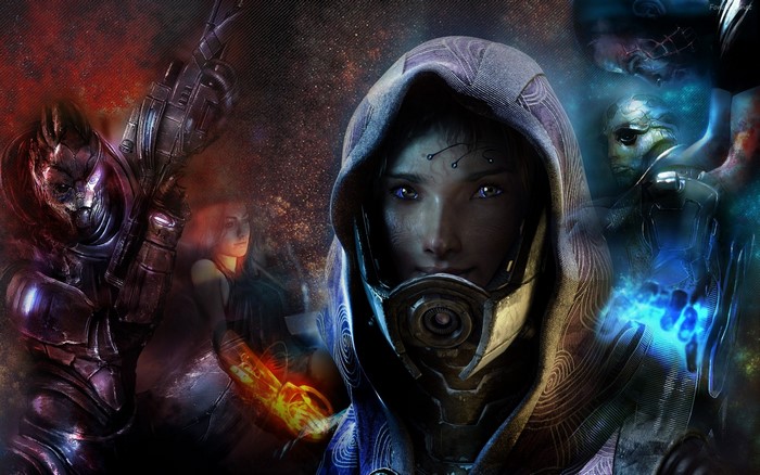 Mass Effect characters montage