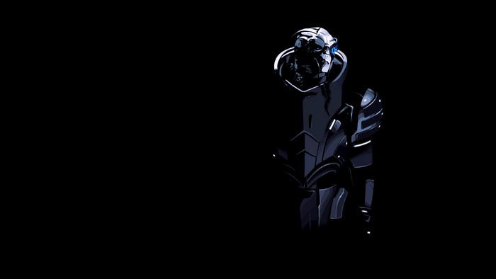 Mass Effect Geth in Darkness