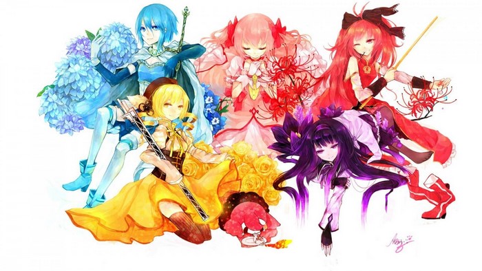 Magical Girls from Mahou Shoujo Madoka Magica