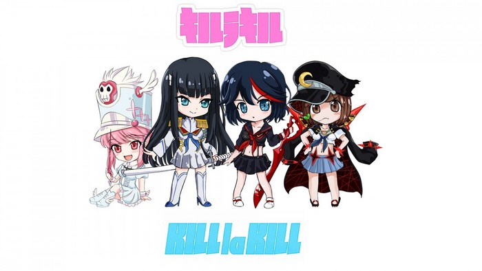 Chibi characters from Kill la Kill