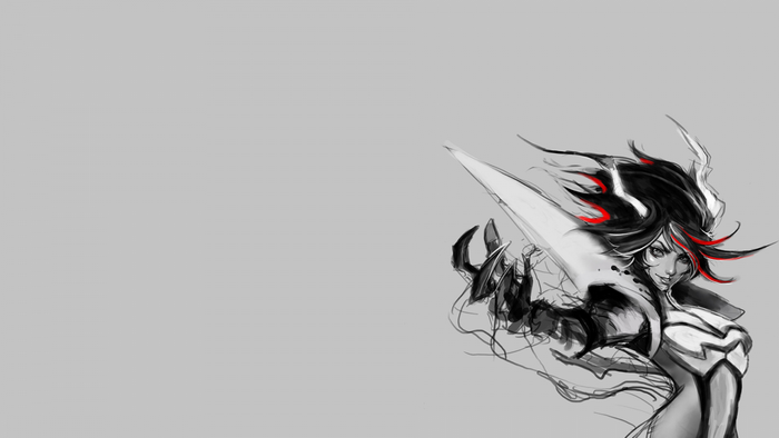 Matoi Ryuuko from Kill la Kill sketch