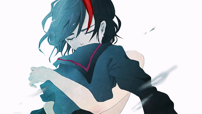 Ryuko Matoi from Kill la Kill crying