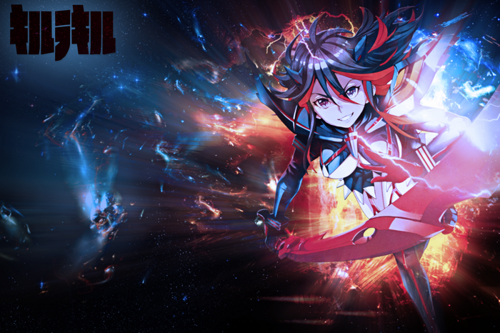 Matoi Ryuuko from Kill la Kill in Space
