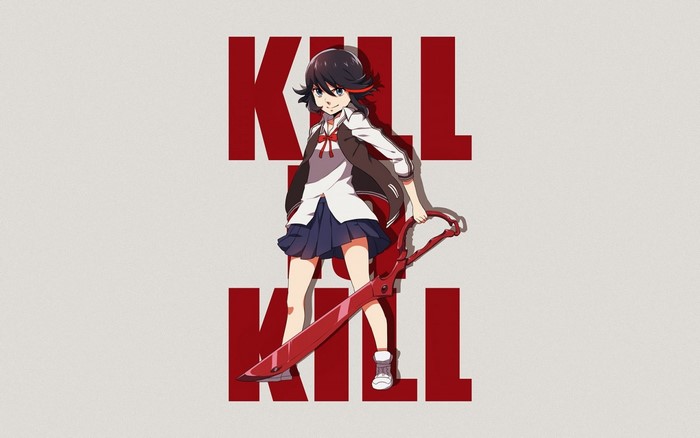 Ryuuko Matoi from Kill la Kill with giant scissors