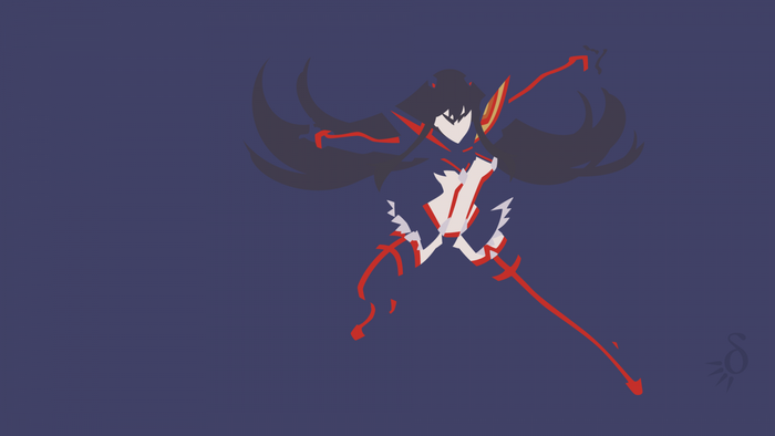 Ryuko Matoi from Kill la Kill in action