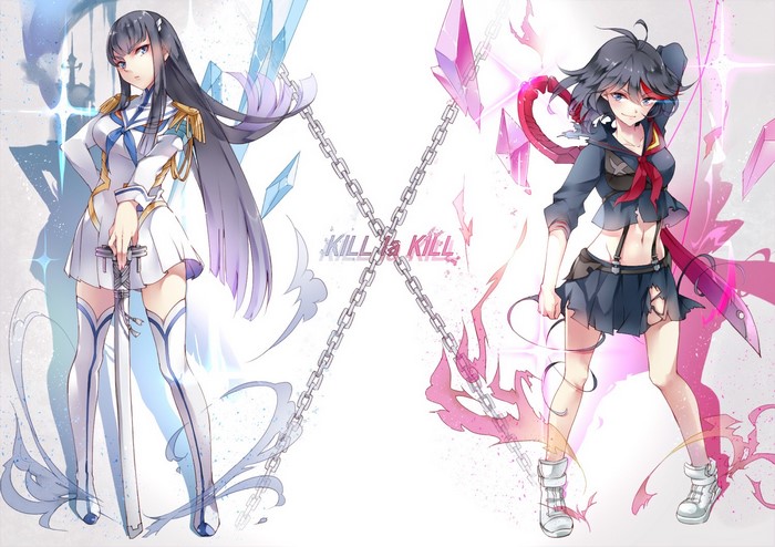 Matoi Ryuko and Kiryuin Satsuki from Kill la Kill