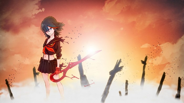 Matoi Ryuuko from Kill la Kill with Scissor Blade