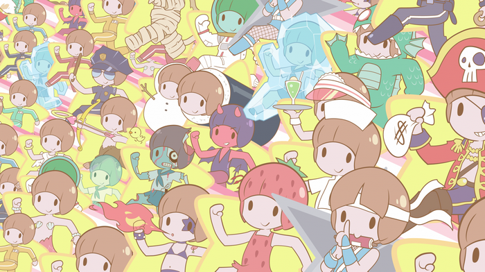Kill la Kill Mako Mankanshoku pattern illustration