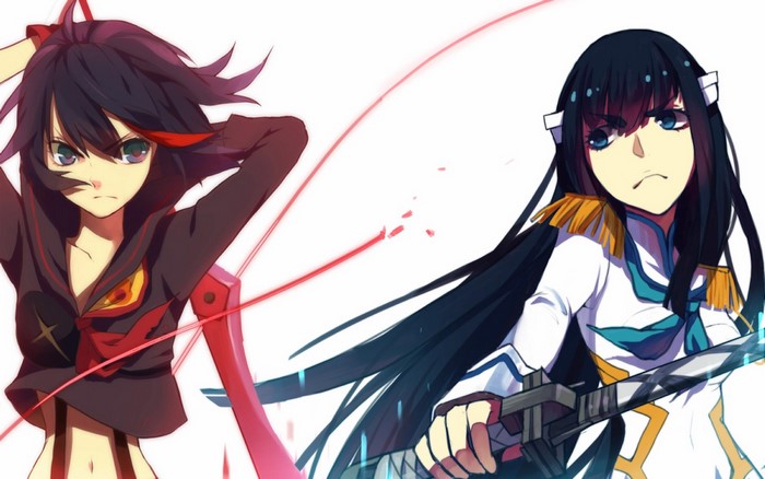 Ryuuko Matoi and Satsuki Kiryuin from Kill la Kill